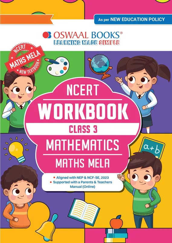 CBSE Class 3 Workbook Based on NCERT Textbook Maths Mela Mathematics Class 3 | With Practice Worksheets & Activity-Based Questions | For Exam 2026-27 | As per NCF & NEP