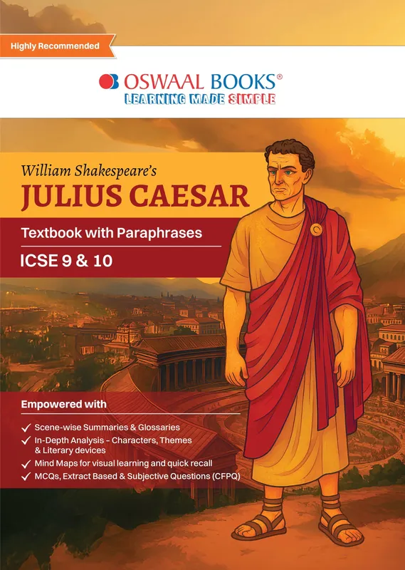 ICSE Class 10 Julius Caesar - Textbook with Paraphrases (ICSE 9 & 10)