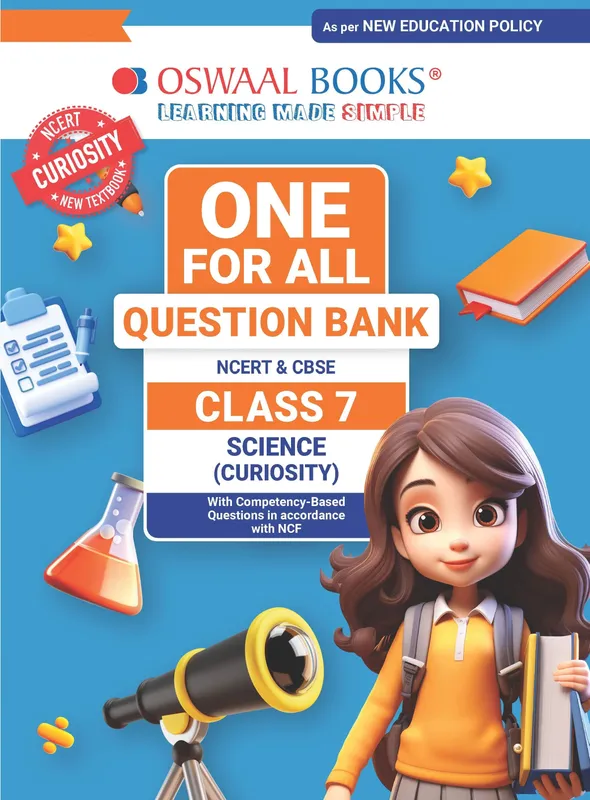 CBSE Class-7 One for All Science (Curiosity) For 2026-27 Exam | As Per Latest NCERT & CBSE Syllabus | Chapter-wise Question Bank, Revision Notes, Theory, Diagrams & Competency Based Questions