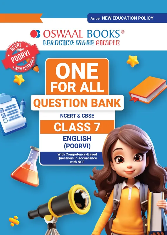 CBSE Class-7 One for All English (Poorvi) For 2026-27 Exam | As Per Latest NCERT & CBSE Syllabus | Chapter-wise Question Bank, Revision Notes, Literature, Grammar & Competency Based Questions