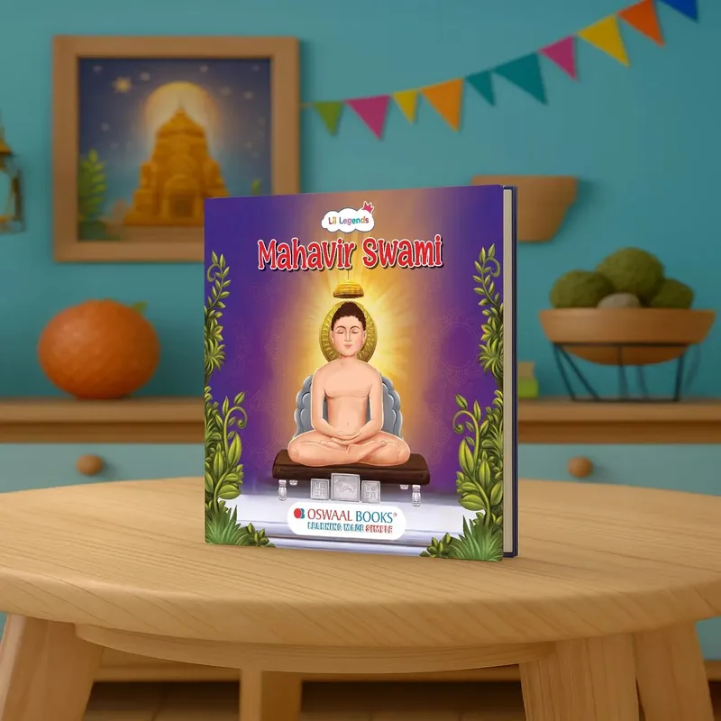 Lil Legends Mahavir Swami Story Boardbook for Kids | Illustrated Spiritual & Mythological Story | Inspiring Biography | Cultural Learning Picture Book | Age 3+ Years