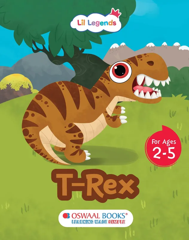 Lil Legends Padded Board Book for Kids | I am a T-Rex | Illustrated Dinosaur Book for Toddlers | Durable Early Learning Book | Age 2-5 Years | Padded Cover Edition