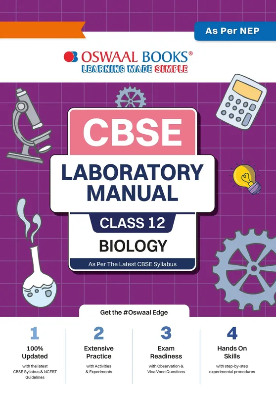 CBSE Laboratory Manual Class 12 Biology Book (Latest Edition)