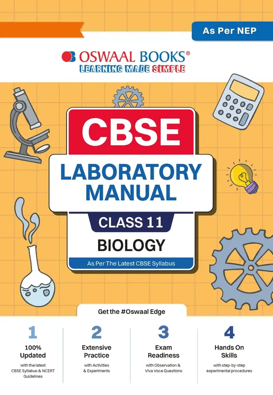 CBSE Laboratory Manual Class 11 Biology Book (Latest Edition)