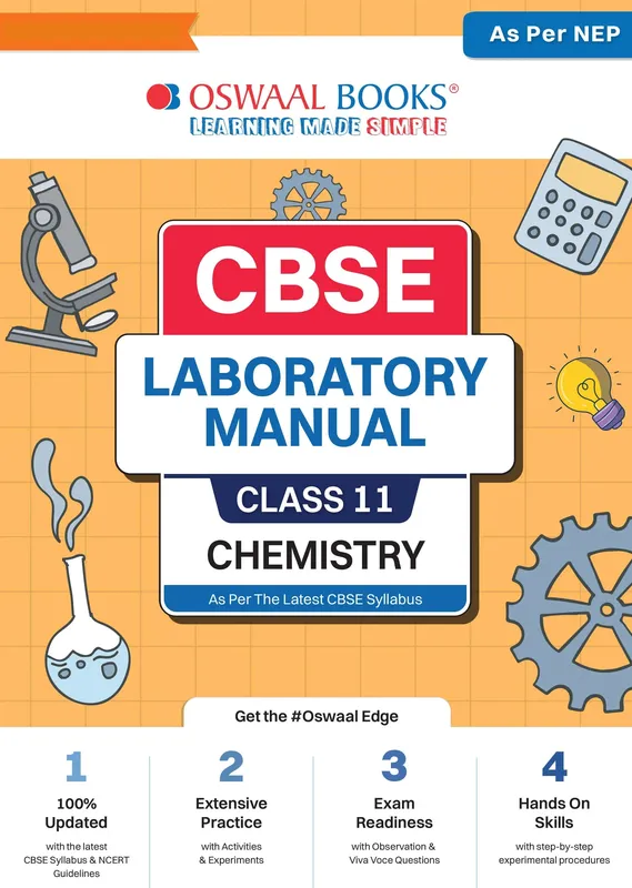 CBSE Laboratory Manual Class 11 Chemistry Book (Latest Edition)