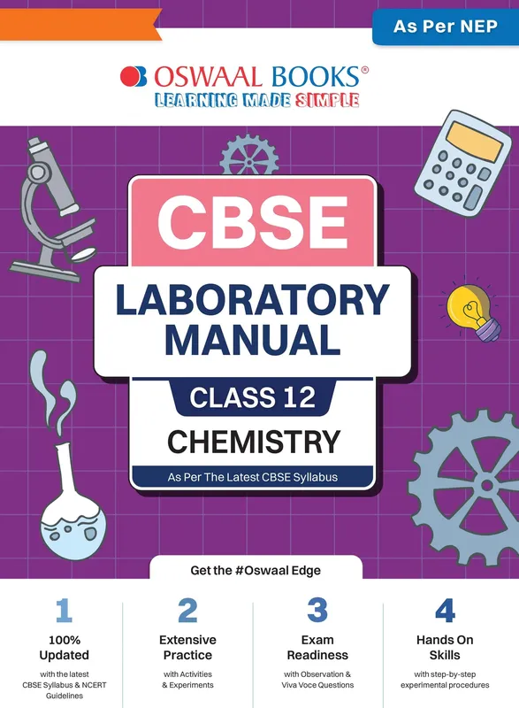CBSE Laboratory Manual Class 12 Chemistry Book (Latest Edition)
