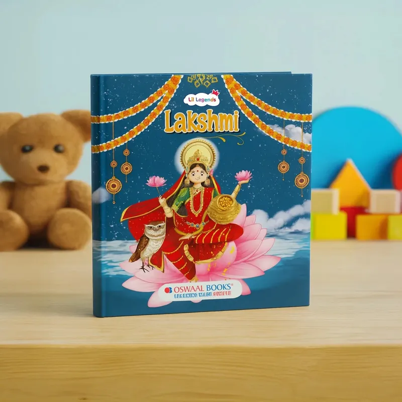 Lil Legends Tale of Goddess Lakshmi Board Book for Kids | Illustrated Mythological Story | Short Bedtime Story Book | Cultural Learning Picture Book | Age 3+ Years