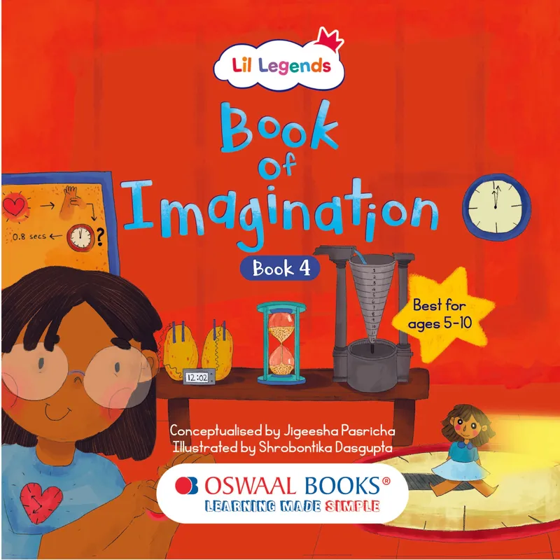 Lil Legends Book of Imagination Part 4 for Kids Age 5-10 Years | Drawing and Writing Prompts | Creative Thinking, Focus and Emotional Expression | Screen-Free Activity Book