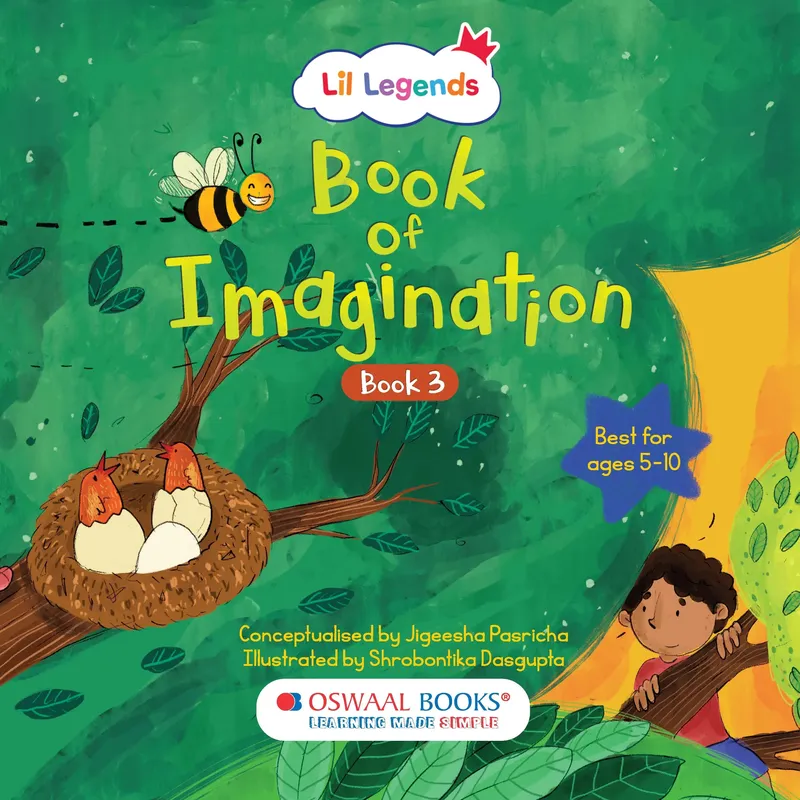 Lil Legends Book of Imagination Part 3 for Kids Age 5-10 Years | Drawing and Creative Thinking Prompts | Focus and Problem-Solving Skills | Screen-Free Activity Book