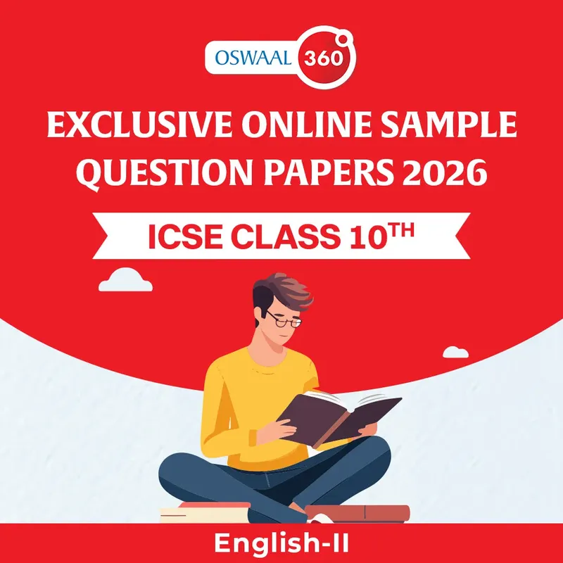 ICSE Class 10 Oswaal Exclusive Online Sample Question Papers 2026 - ICSE - Class 10th - English-II