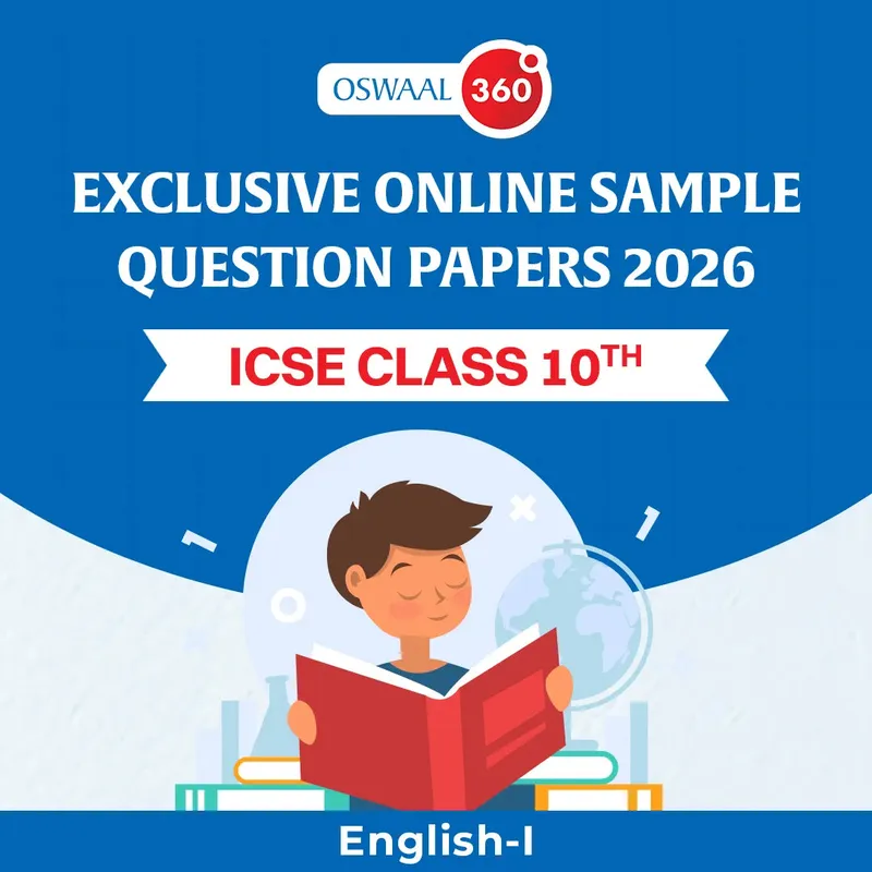ICSE Class 10 Oswaal Exclusive Online Sample Question Papers 2026 - ICSE - Class 10th - English-I