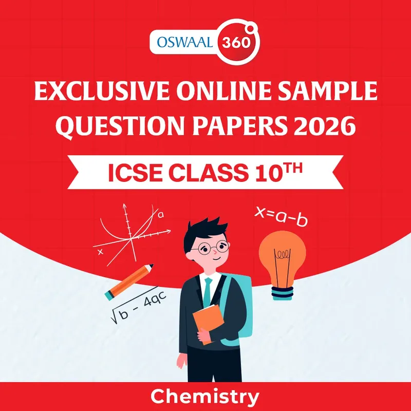 ICSE Class 10 Oswaal Exclusive Online Sample Question Papers 2026 - ICSE - Class 10th - Chemistry