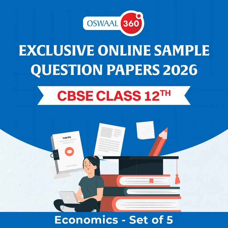 CBSE Class 12 Oswaal Exclusive Online Sample Questions Papers 2026 - CBSE - Class 12th - Economics - Set of 5