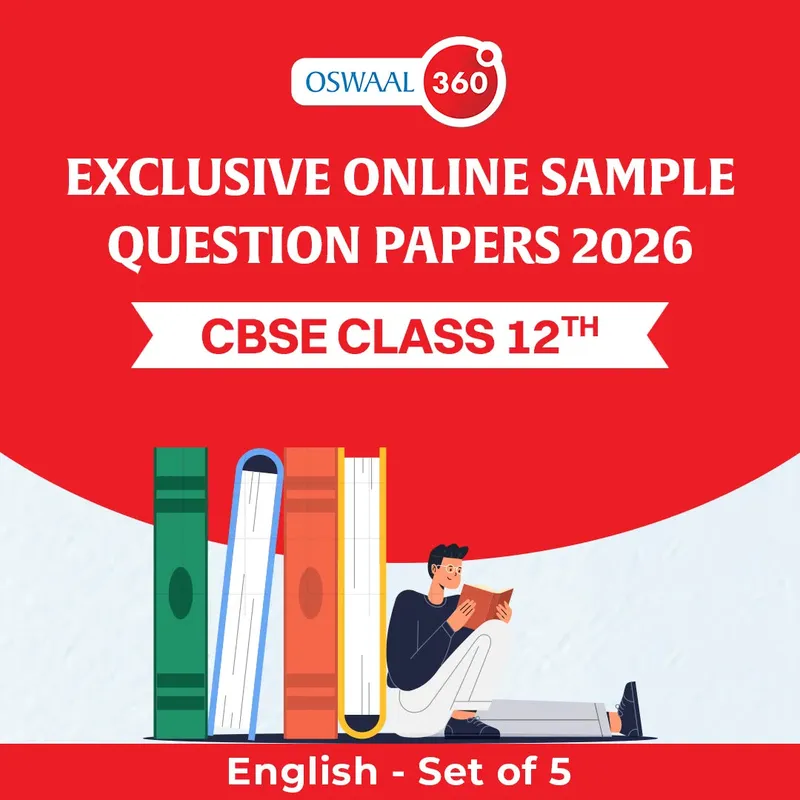 CBSE Class 12 Oswaal Exclusive Online Sample Questions Papers 2026 - CBSE - Class 12th - English - Set of 5