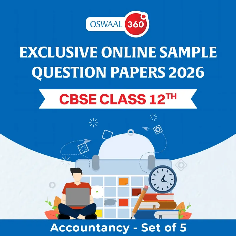 CBSE Class 12 Oswaal Exclusive Online Sample Questions Papers 2026 - CBSE - Class 12th - Accountancy - Set of 5
