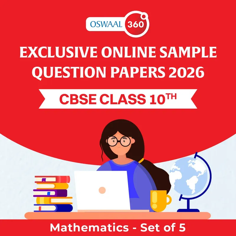 CBSE Class 10 Oswaal Exclusive Online Sample Question Papers 2026 - CBSE - Class 10th - Mathematics - Set of 5