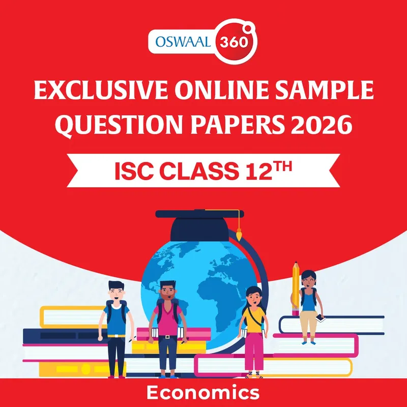 ISC Class 12 Oswaal Exclusive Online Sample Question Papers 2026 - ISC - Class 12th - Economics - Set of 5