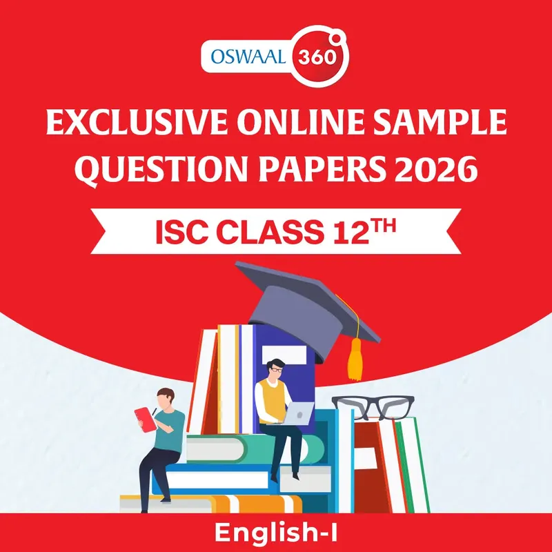 ISC Class 12 Oswaal Exclusive Online Sample Question Papers 2026 - ISC - Class 12th - English-I - Set of 5