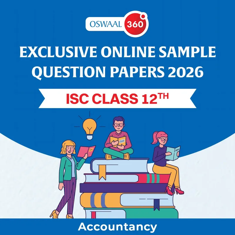 ISC Class 12 Oswaal Exclusive Online Sample Question Papers 2026 - ISC - Class 12th - Accountancy - Set of 5