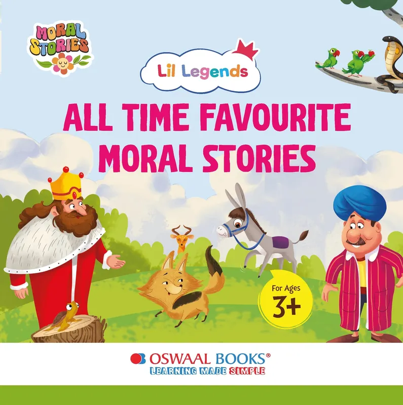 Lil Legends All-Time Favourite Moral Stories for Kids | 5 Short Bedtime Stories in English | Illustrated Story Book | Read-Aloud Picture Book | Age 3+ Years