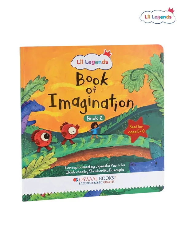 Lil Legends Book of Imagination Part 2 for Kids | Drawing & Writing Prompts | Creative Thinking & Emotional Expression | Screen-Free Activity | Age 5-10 Years