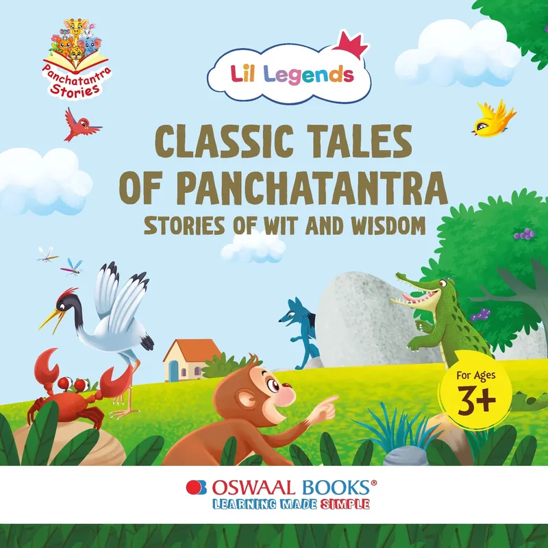 Lil Legends Classic Tales of Panchatantra for Kids | 5 Short Bedtime Stories | Stories of Wit and Wisdom | Moral Story Book in English | Ags 3+ Years