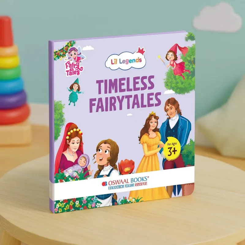 Lil Legends Timeless Fairy Tales for Kids | 5 Classic English Bedtime Stories | Illustrated Moral Story Book | Read-Aloud Picture Book | Age 3+ Years