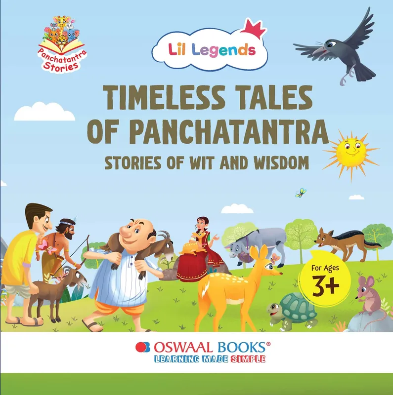 Lil Legends Timeless Tales of Panchatantra for Kids | 5 Short Bedtime Stories | Stories of Wit and Wisdom | Moral Story Book in English | Age 3+ Years