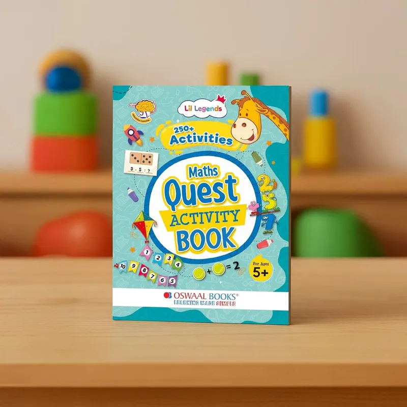 Lil Legends 250+ Activities Maths Quest Activity Book for Age 5+ | Counting and Early Maths Concepts, Logical Reasoning and Problem Solving Skills | For UKG/Class 1