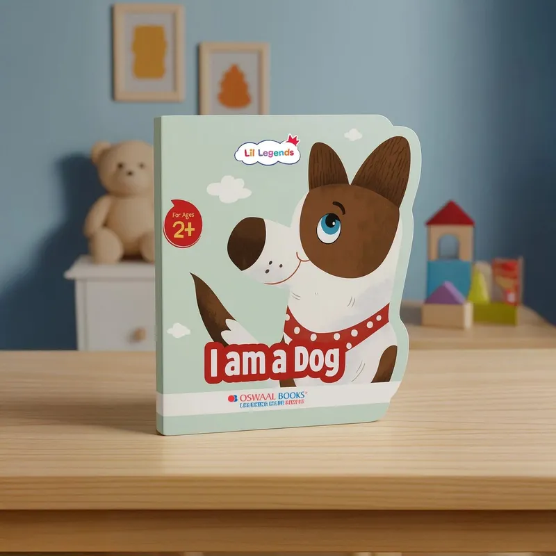 Lil Legends Shaped Board Book - Pet Animals: Dog | Dog-Shaped Picture Book for Kids Age 2+ Years | Early Learning Book with Colourful Illustrations for Toddlers & Preschoolers