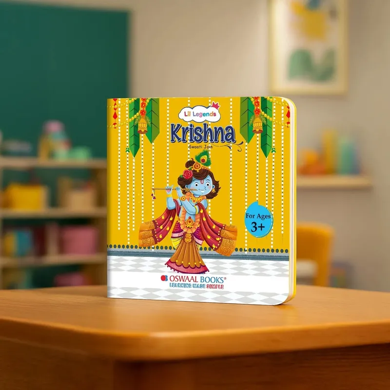 Lil Legends My Little Board Book of Mythological Tales of Lord Krishna for Kids Age 3+ Years | Enchanting Indian Stories with Colourful Illustrations | Hindu Mythology Picture Book