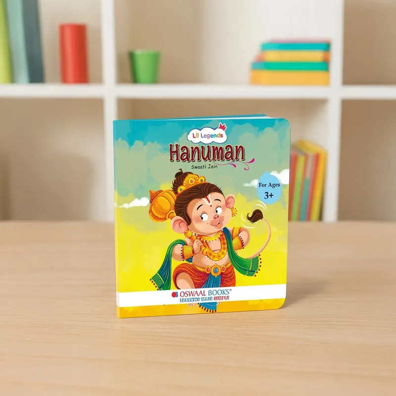 Lil Legends My Little Board Book of Mythological Tales of Lord Hanuman for Kids Age 3+ Years | Enchanting Indian Stories with Colourful Illustrations | Hindu Mythology Picture Book