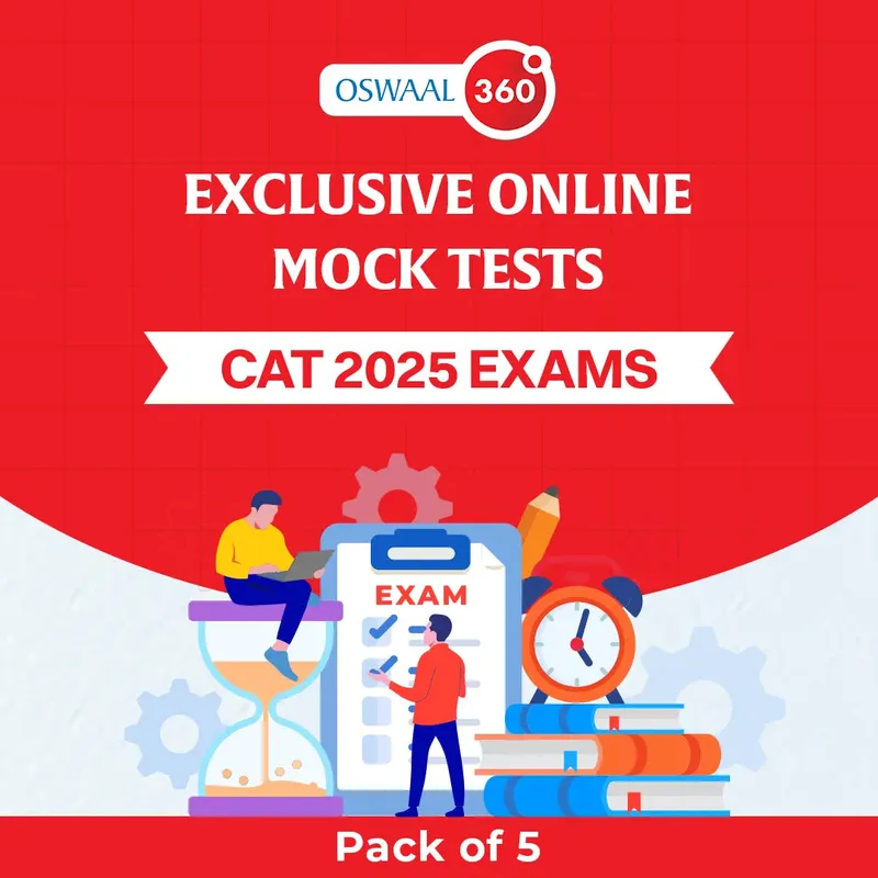 CAT & MBA Entrance CAT 2025 | Exclusive Online Mock Tests | Pack of 5