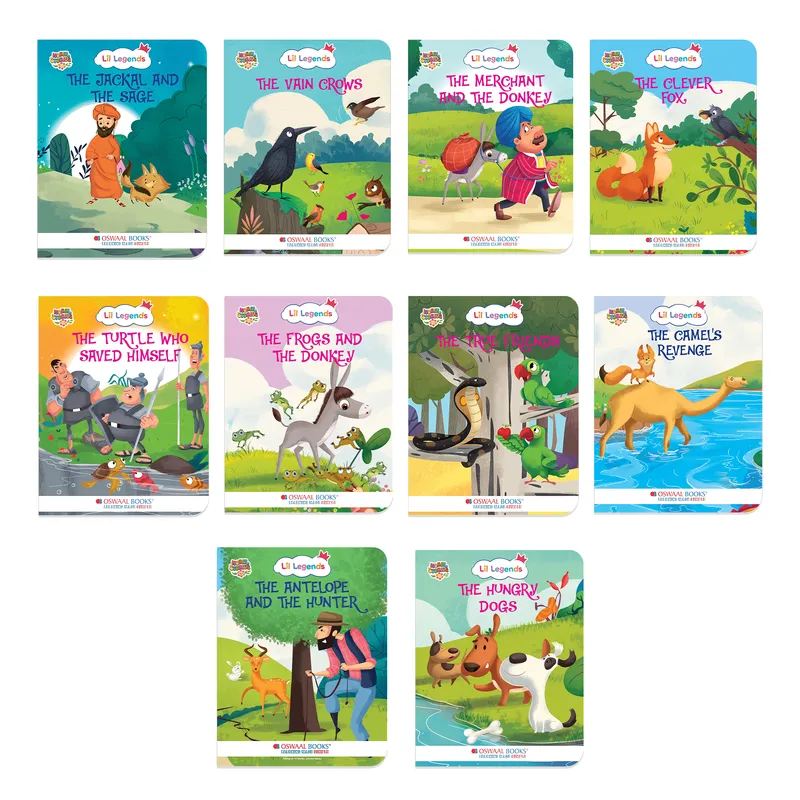 Lil Legends Moral Stories for Kids Age 2+ Years - Set of 10 Illustrated Story Books | Short English Bedtime Stories with Colourful Pictures | Picture Books for Early Readers