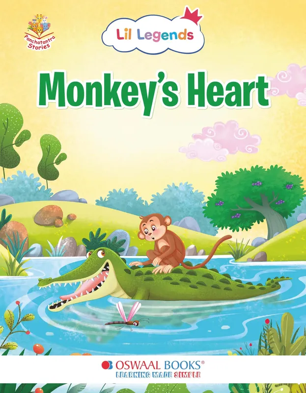 Lil Legends Panchatantra Stories for Kids Age 2+ Years, Monkey's Heart | Illustrated English Moral Story Book | Colourful Bedtime Picture Book for Early Readers