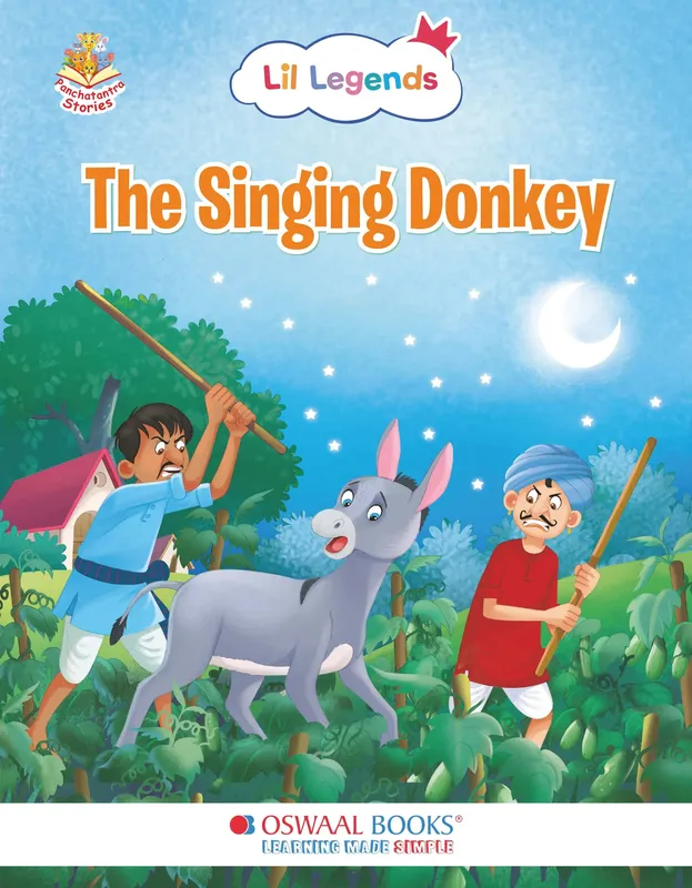 Lil Legends Panchatantra Stories for Kids Age 2+ Years - The Singing Donkey | Short Illustrated English Bedtime Stories with Colourful Pictures | Picture Book for Early Readers