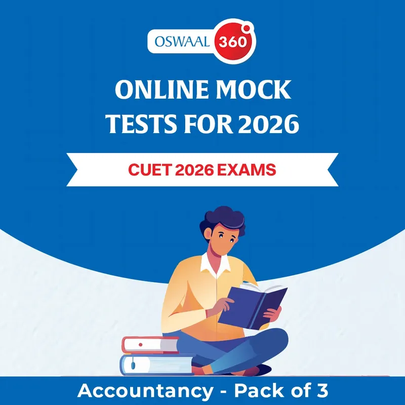 Oswaal CUET - Accountancy - Exclusive Online Mock Tests For 2026 Exams - Pack of 3