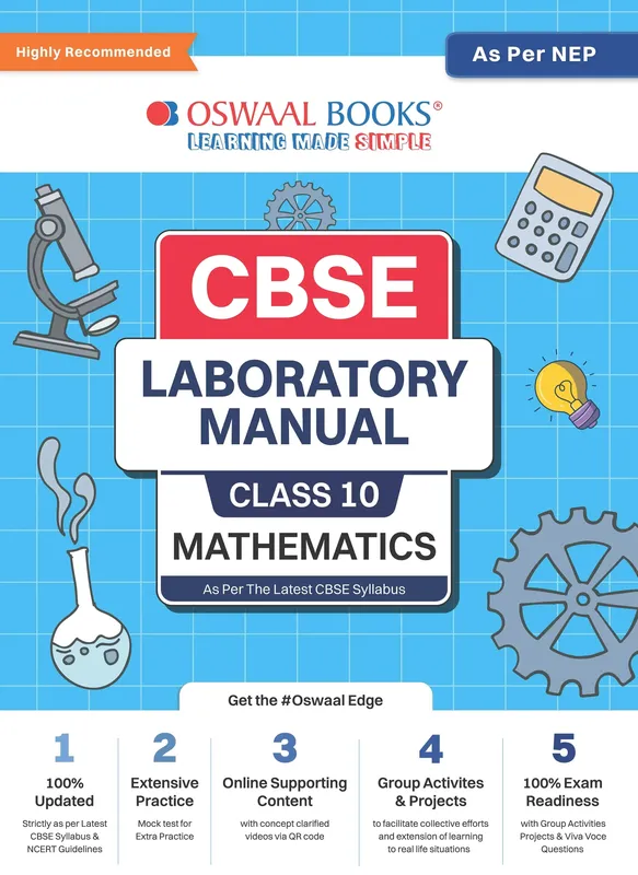 CBSE Laboratory Manual Class 10 Mathematics Book | As Per NEP | For Latest Exam