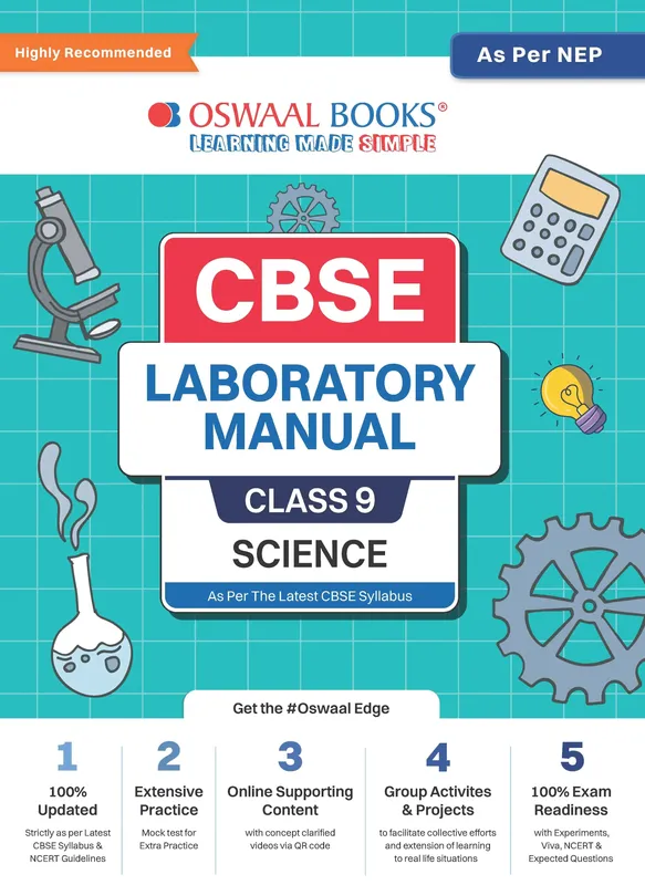 CBSE Laboratory Manual Class 9 Science Book | As Per NEP | For Latest Exam