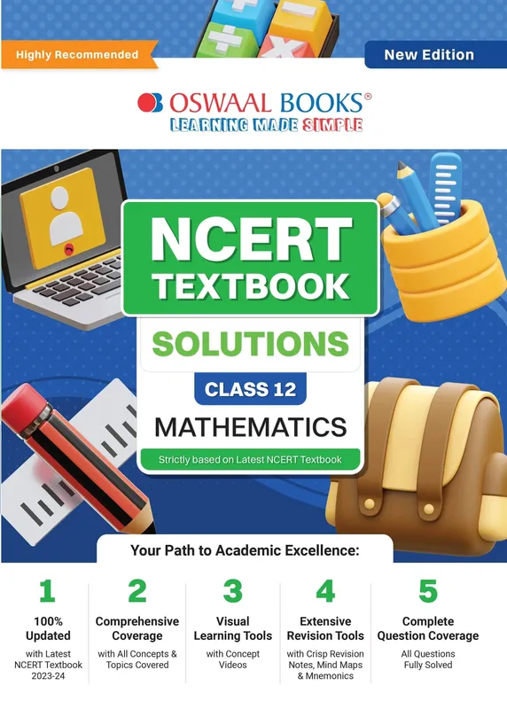 CBSE Class 12 NCERT Textbook Solutions Class 12 Mathematics | For Latest Exam