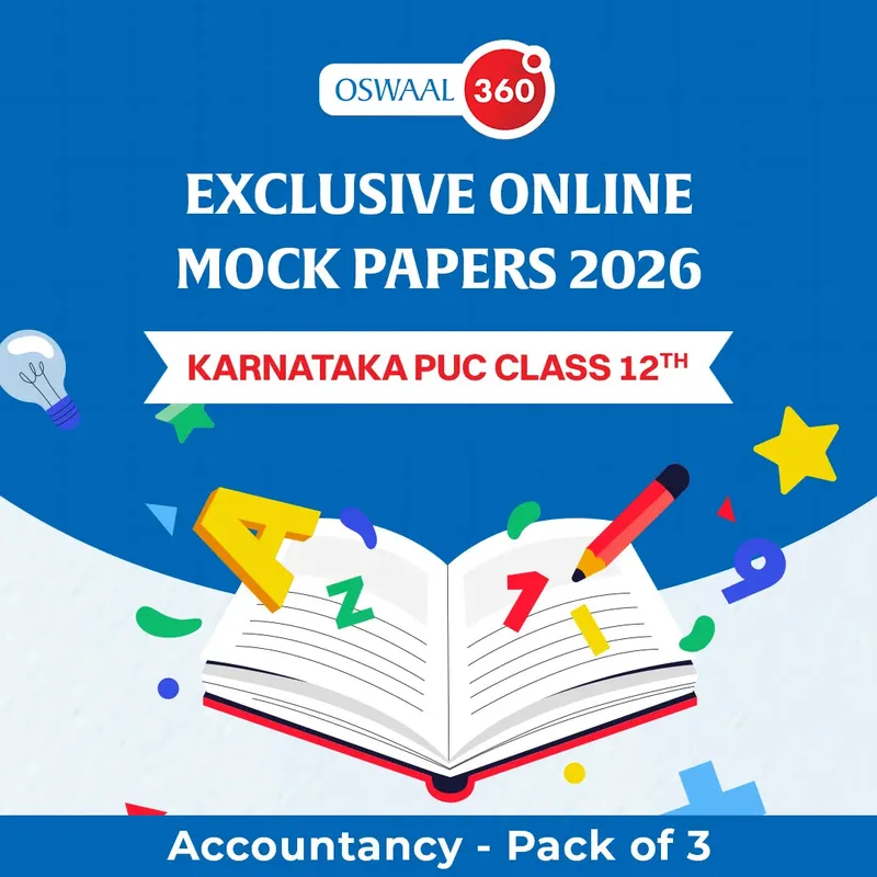 Karnataka Board Class 12 Karnataka PUC Class 12th Accountancy | Exclusive Online Mock Papers 2026 - Pack of 3
