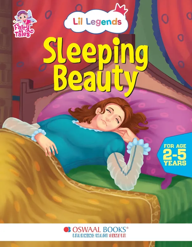 Lil Legends Fairy Tales for Kids | Sleeping Beauty | Illustrated Story Book | Bed Time Story Book | Classic Tale Picture Book | Age 2-5 Years | Early Learning Fun
