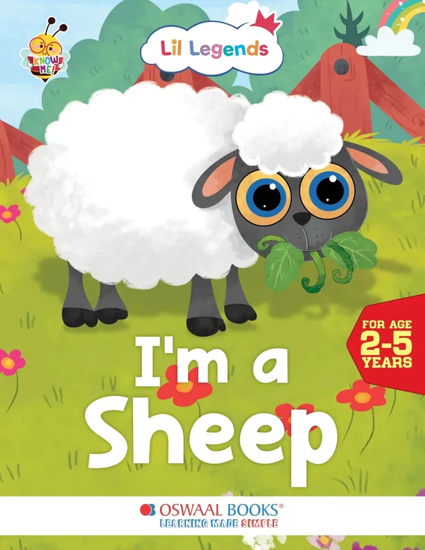 Lil Legends Know Me Series for Kid | Paperbacks | I am a Sheep | Fascinating Farm Animal Book | Illustrated Picture Book | Age 2+ Years | Early Learning Fun