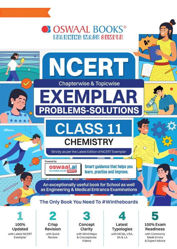 CBSE Class 11 NCERT Exemplar (Problems - Solutions) Class 11 Chemistry Book For Latest Exam