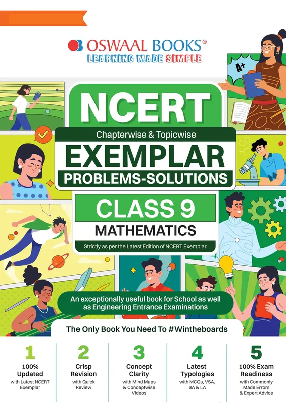 CBSE Class 9 NCERT Exemplar (Problems - Solutions) Class 9 Mathematics Book For Latest Exam