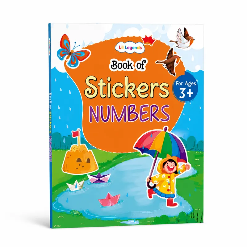 Lil Legends Book Of Stickers Numbers for Age 3+ | Learn 123 and Counting with Fun Sticker Activities | Early Learning Educational Workbook | For Toddlers/Preschoolers/Nursery/LKG
