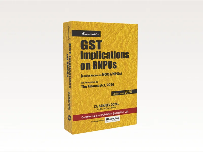 GST Implications on RNPOs (Earlier Known as NGOs/NPOs)