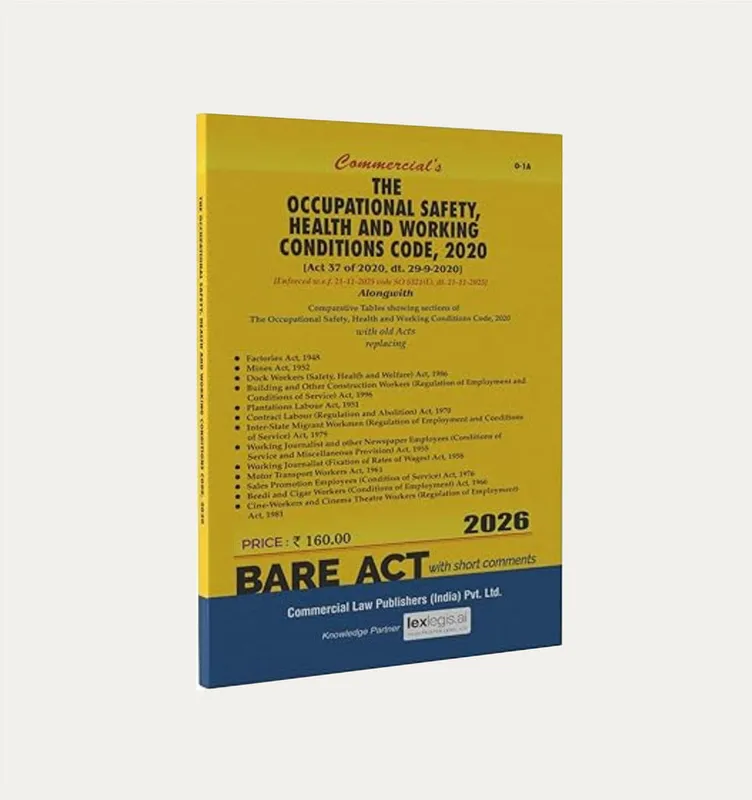 The Occupational Safety, Health and Working Conditions Code, 2020