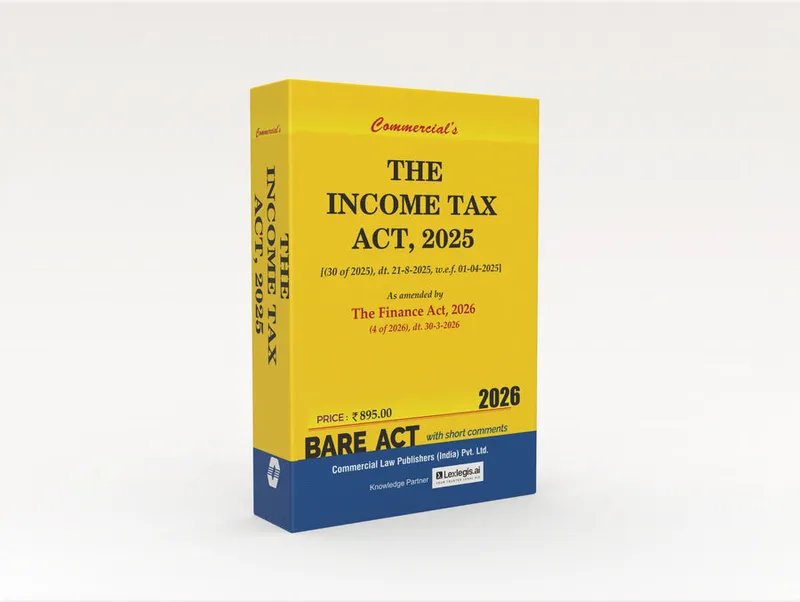 Income Tax Act, 2025  As amended by The Finance Act, 2026 (Pocket)