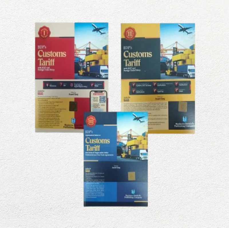 Customs Tariff (Set of 3 Volumes)